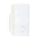 75 W 1-Light Medium Wall Sconce in White