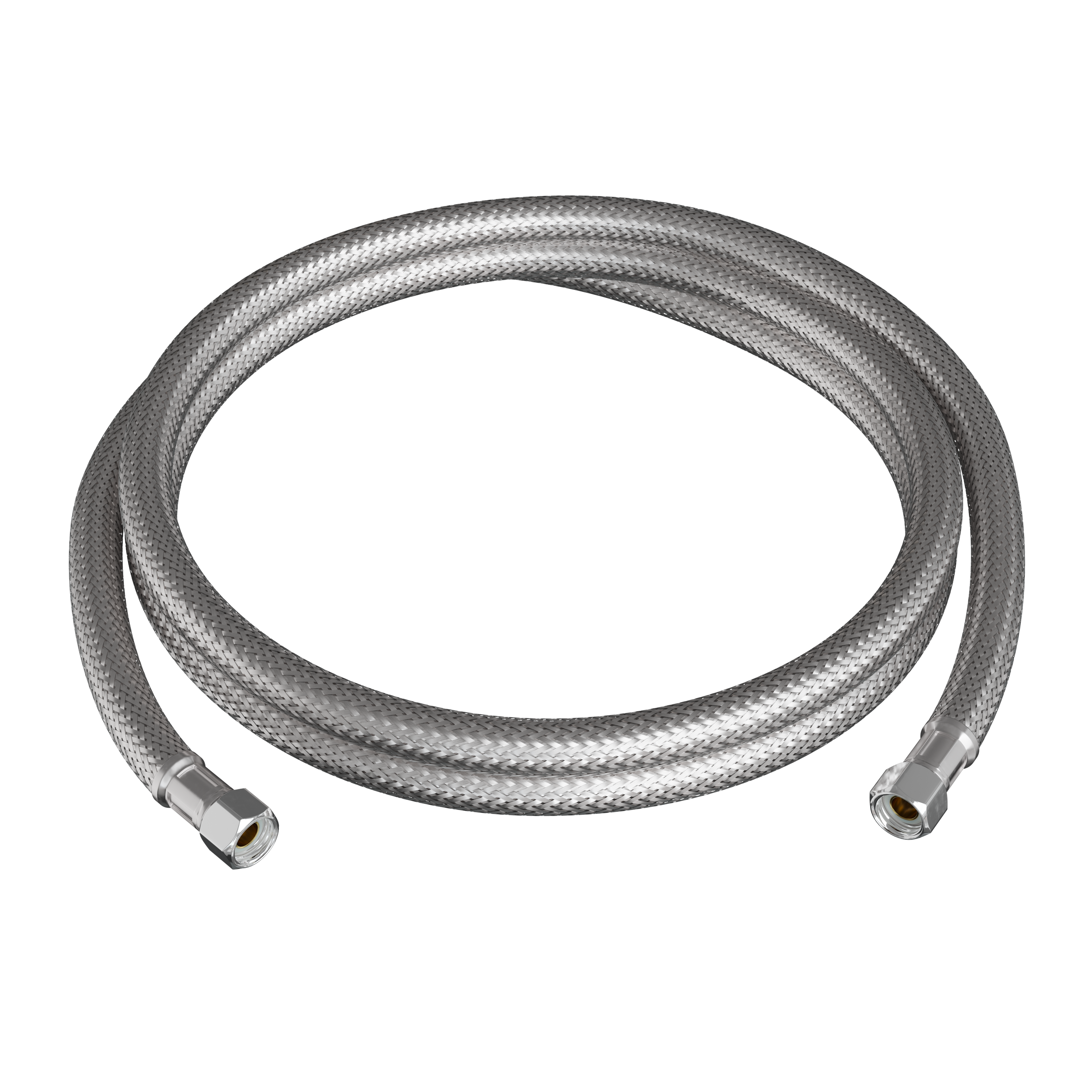 PROFLO&reg; Stainless Steel 1/4 in. Braided Stainless Ice Maker Flexible Water Connector 