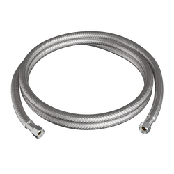 1/4 in. Compression x 1/4 in. Compression x 84 in. Stainless Steel Ice Maker Flexibler Water Connector