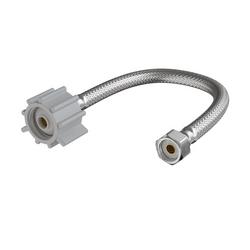 1/2 in. FIP x 7/8 in. x 12 in. Braided Stainless Steel Toilet Flexible Water Connector