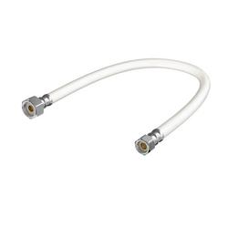 3/8 in. Compression x 1/2 in. FIP x 20 in. Stainless Steel and PVC Reinforced Sink Flexible Water Connector