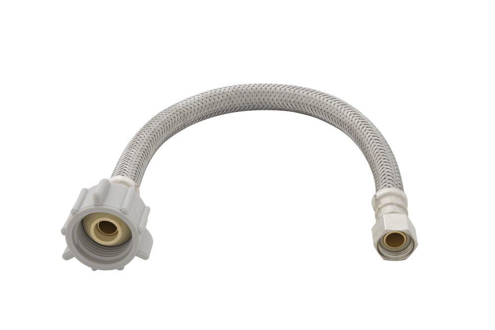 PROFLO® 3/8 Comp x 7/8 CLST x 12 in. Braided Stainless Steel Toilet