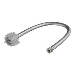 3/8 in. Compression x 7/8 in. x 20 in. Braided Stainless Steel Toilet Flexible Water Connector