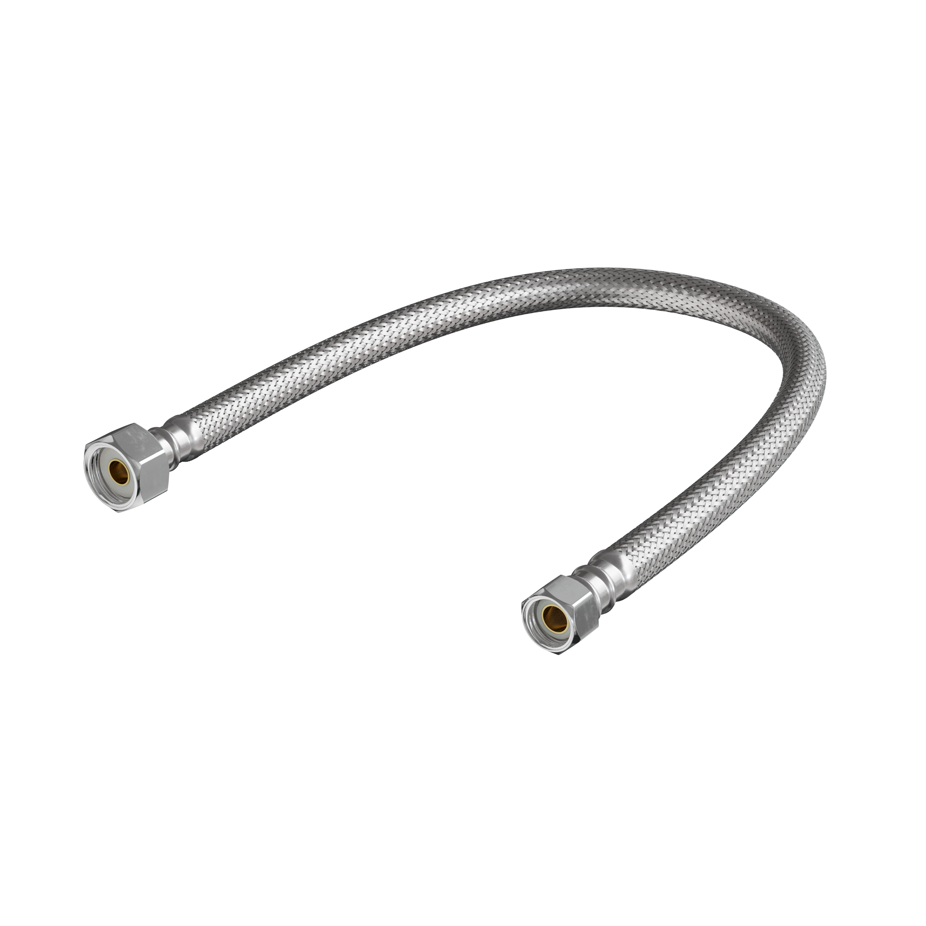 PROFLO&reg; 3/8 x 1/2 in. Braided Stainless Sink Flexible Water Connector 