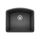 24 x 20-13/16 in. No Hole Composite Single Bowl Undermount Kitchen Sink in Anthracite