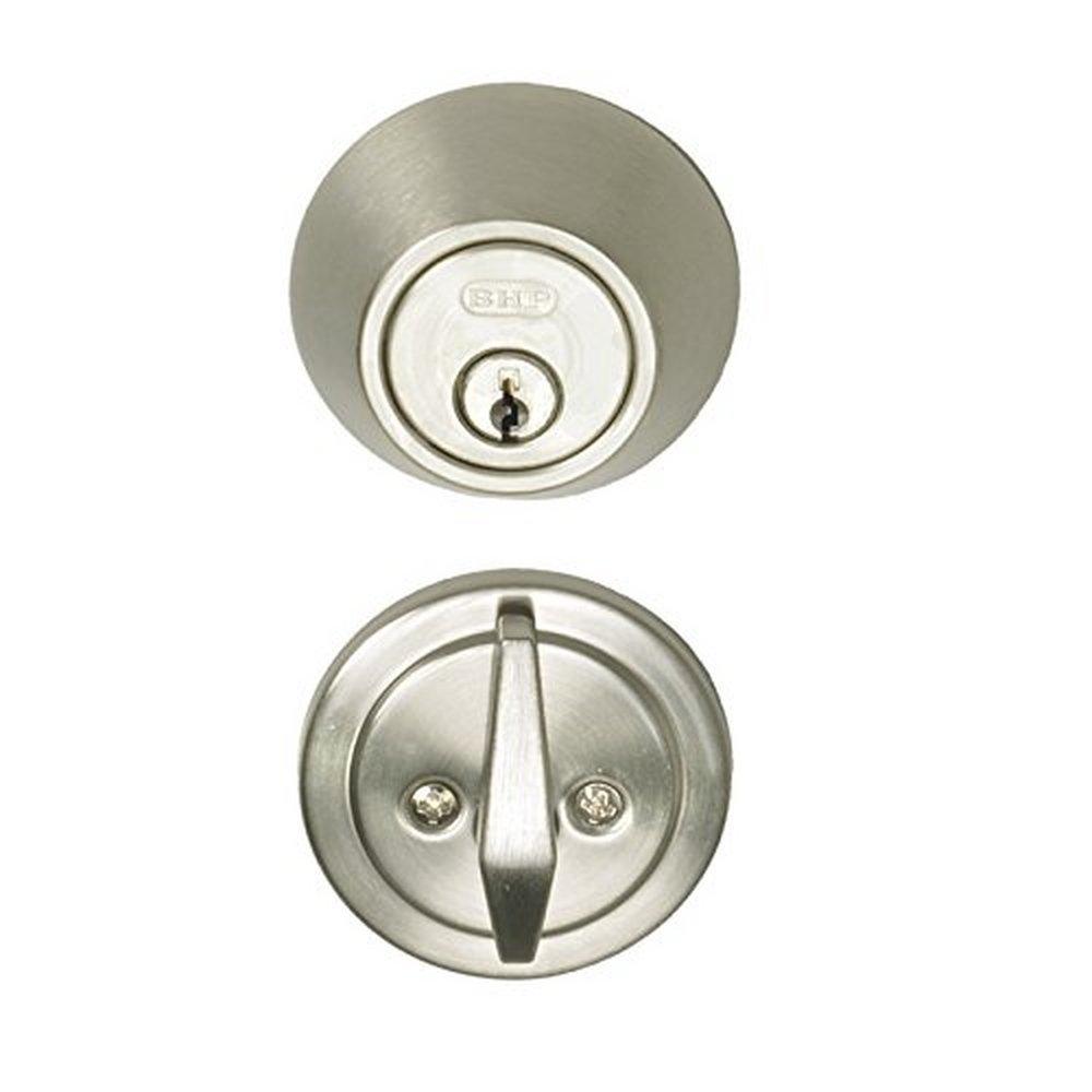 Better Home Polished Chrome Single Cylinder Deadbolt 