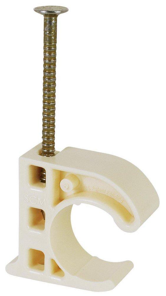 Sioux Chief Ivory Ivory Plastic Nail Barb Clamp 