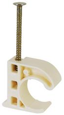 1/2 in. Ivory Plastic Nail Barb Clamp