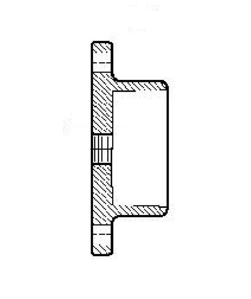 Tyler Union 2 in. Mechanical Joint Straight Domestic Ductile Iron C153 Short Body Tapped Plug 