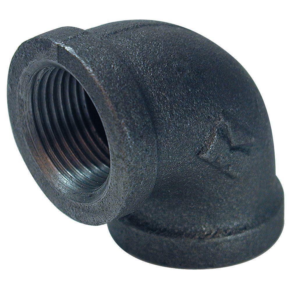 Threaded 300# Black Malleable Iron 90 Degree Elbow 