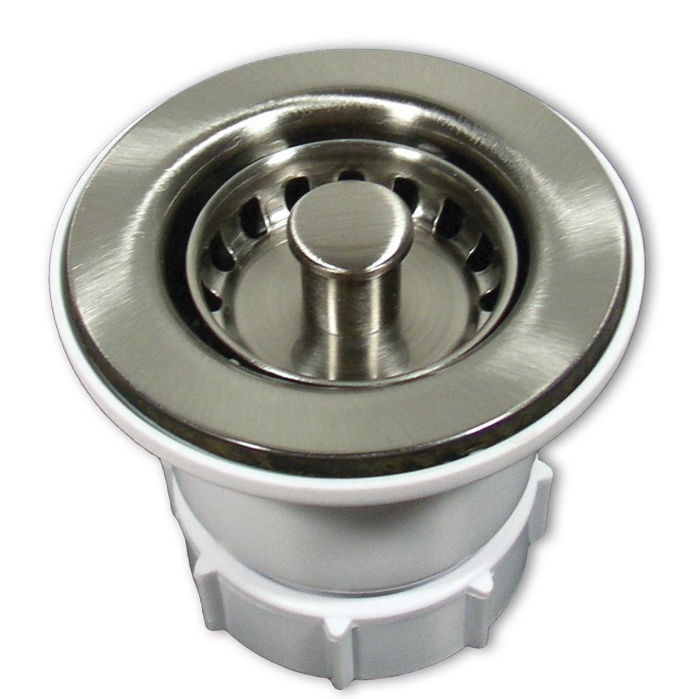 Native Trails Brushed Nickel Kitchen Sink Drain Strainer 