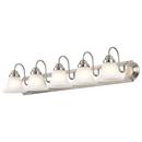 NUVO Brushed Nickel 5 Light 100 36 in. Vanity 