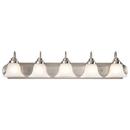 NUVO Brushed Nickel 5 Light 100 36 in. Vanity 