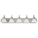 NUVO Brushed Nickel 5 Light 100 36 in. Vanity 