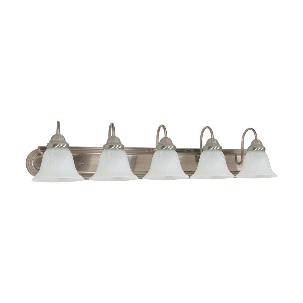 NUVO Brushed Nickel 5 Light 100 36 in. Vanity 