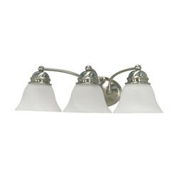 3 Light 100W Arm Vanity Bright Nickel