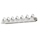 NUVO Brushed Nickel 7 Light 100W Vanity 