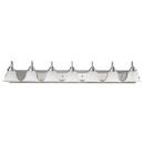NUVO Brushed Nickel 7 Light 100W Vanity 