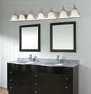 NUVO Brushed Nickel 7 Light 100W Vanity 