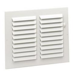 8 x 4 in. Residential Adjustable Face Register in White 1-way