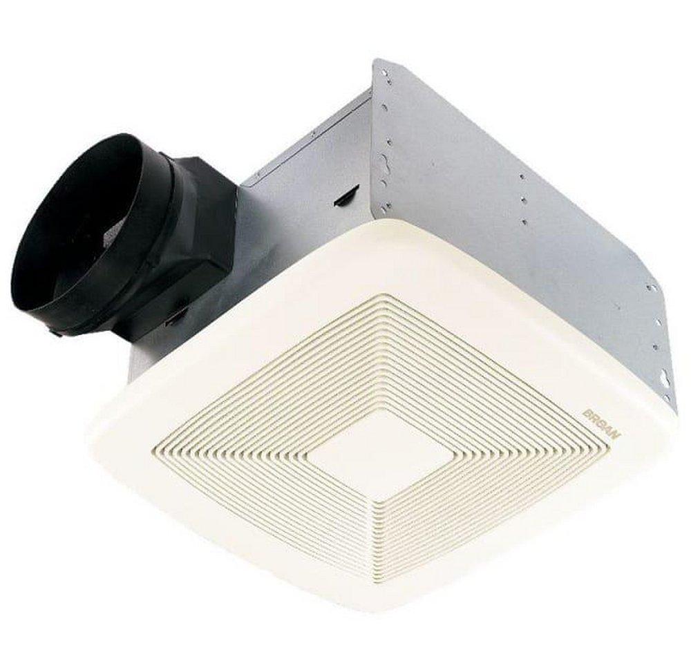 Broan White Bathroom Exhaust Fan in White 