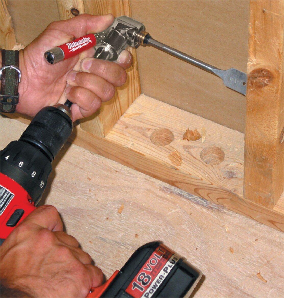 Milwaukee&reg; Black Right Angle Attachment Kit With 48 Position Handle 