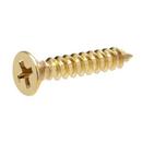 1-1/4 in. Brass Flat Head Wood Screw