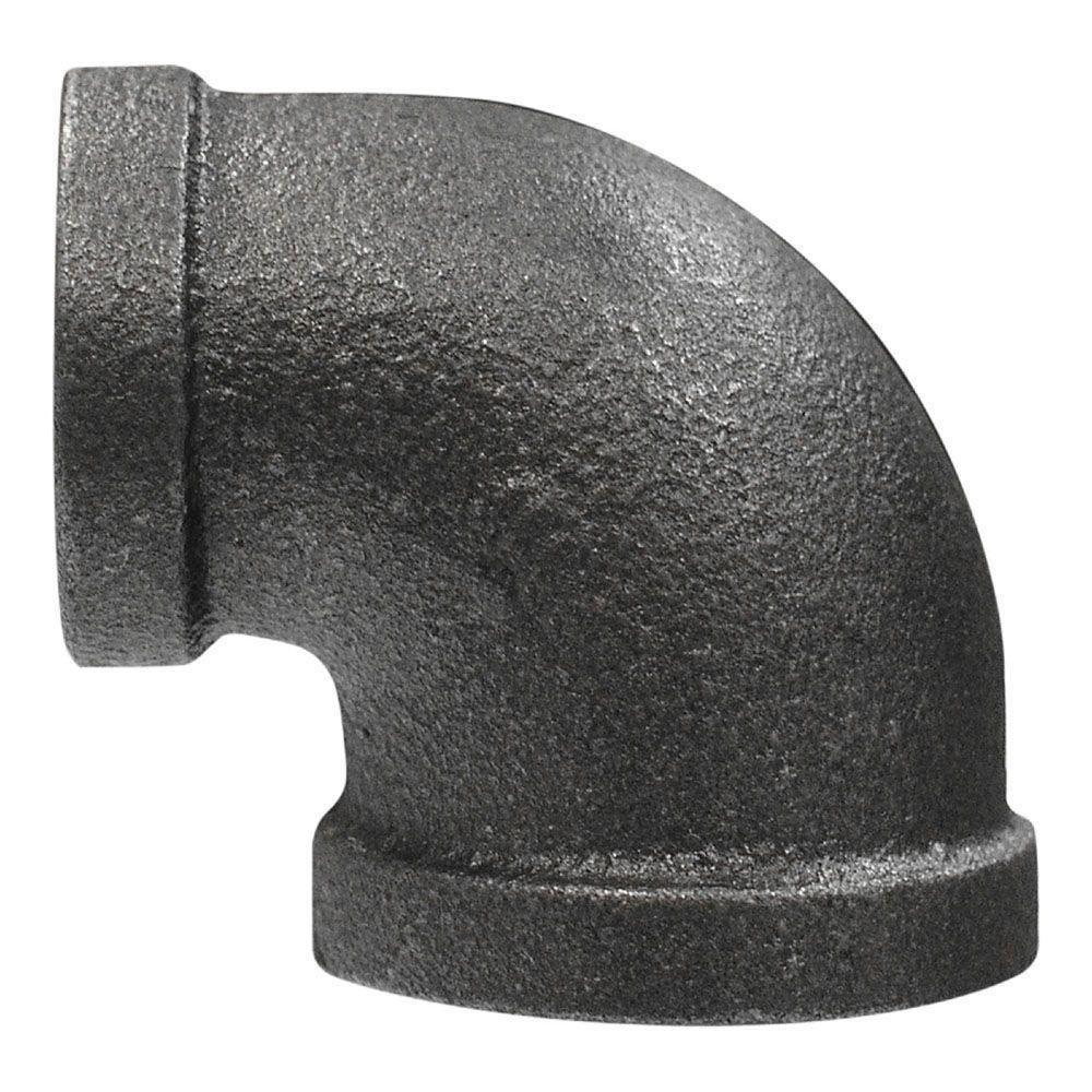 FPT 150# Black 90 Degree Malleable Iron Reducing Elbow 