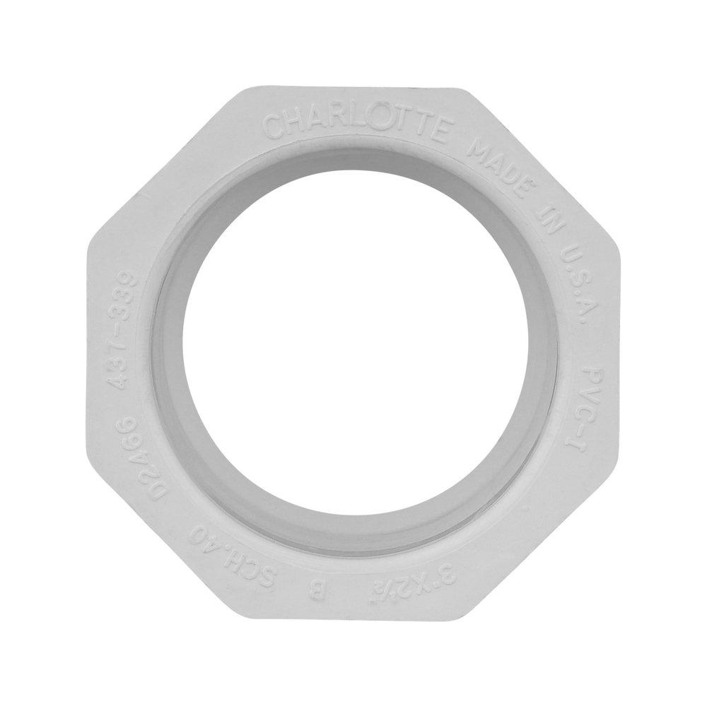 White PVC Schedule 40 Bushing 