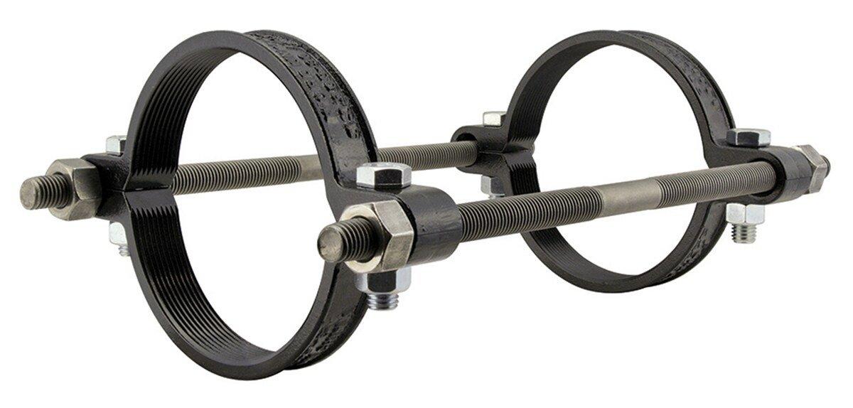 Ford Meter Box Black Clamp Pipe Restraint Sewer PVC Pipe Carbon Steel Restraint 