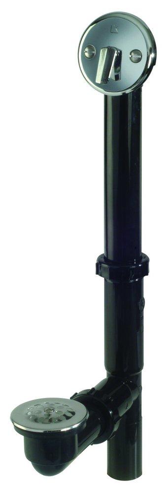 Keeney Black Plastic Trip Lever Bath Drain with Strainer 