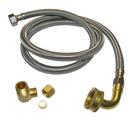 84 in. 3/8 in. Compression x MIP Dishwasher Connector