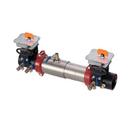 3 in Stainless Steel Grooved Double Check Valve Assembly with Shutoff Valves and Test Cocks