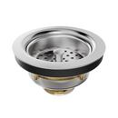 3 in. Forged Brass and Rubber Basket Strainer