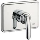 Pressure Balancing Valve Trim Set with Lever Handle in Starlight Polished Chrome