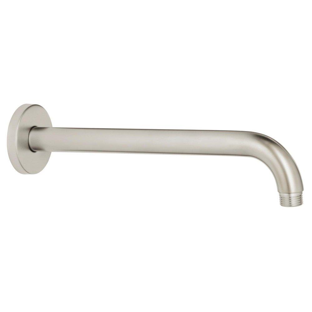 GROHE Brushed Nickel Infinity Finish&trade; 12 in. MNPT Shower Arm 