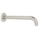 GROHE Brushed Nickel Infinity Finish&trade; 12 in. MNPT Shower Arm 