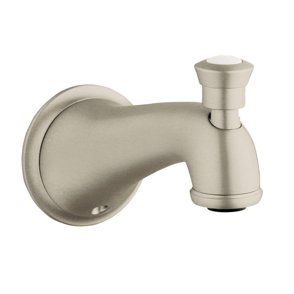 GROHE Brushed Nickel Infinity Finish&trade; Tub Spout with Diverter 