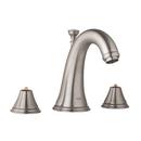 Two Handle Bathroom Sink Faucet in StarLight Brushed Nickel