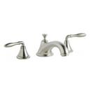 Roman Tub Filler with Double Lever Handle in Starlight Brushed Nickel
