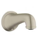 3-1/100 in. Brass Wall Mount Tub Spout in Infinity Brushed Nickel