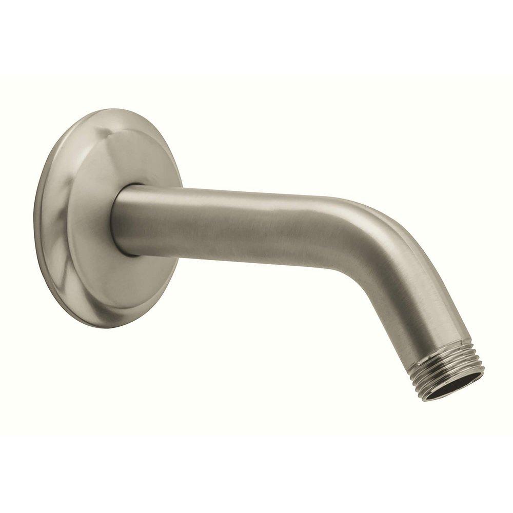 GROHE Brushed Nickel Infinity Finish&trade; Threaded Shower Arm Only with Flange 