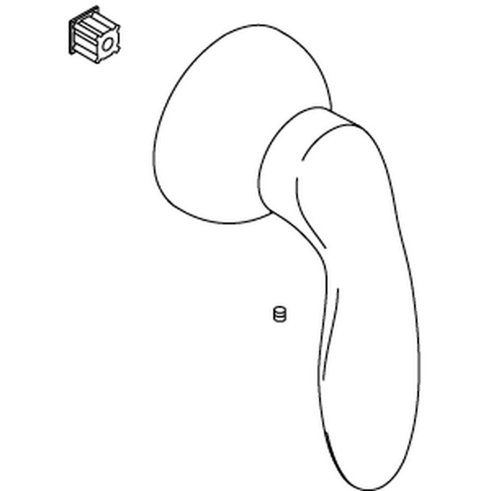 KOHLER Brushed Chrome Handle Kit 