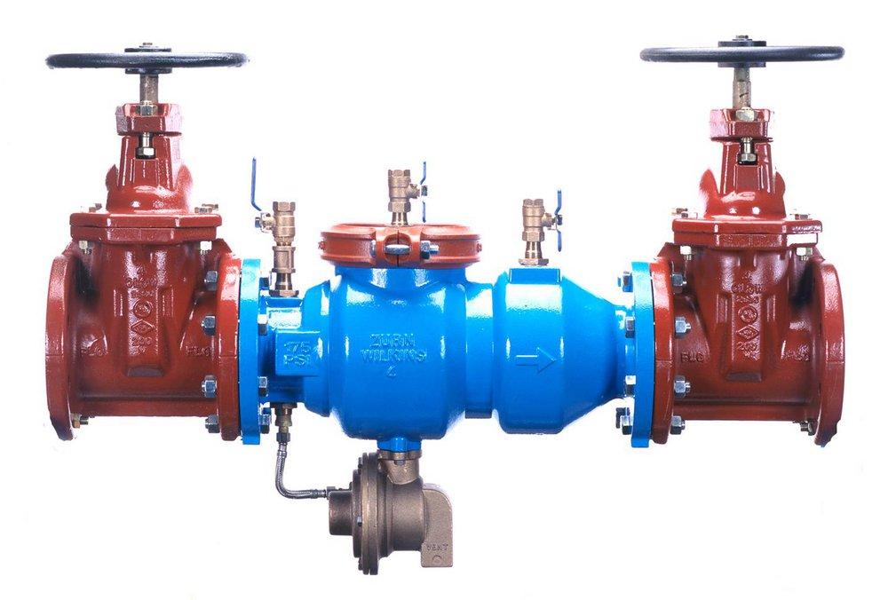 Zurn Wilkins Ductile Iron Flanged 350 psi Backflow Preventer 
