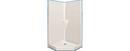 39 x 39 in. Gelcoat and Fiberglass Modular Shower Stall in White