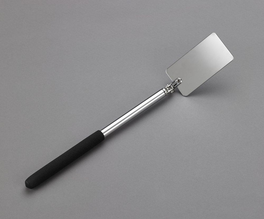 YELLOW JACKET&reg; Stainless Steel/Black 14-1/2 in. Inspection Mirror 