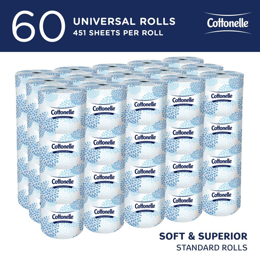 Cottonelle&reg; White Toilet Paper (Case of 60) 