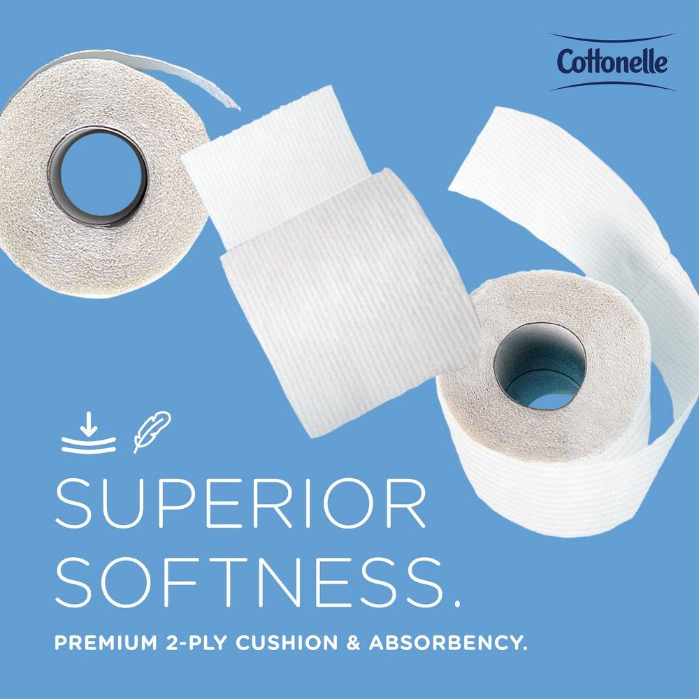 Cottonelle&reg; White Toilet Paper (Case of 60) 
