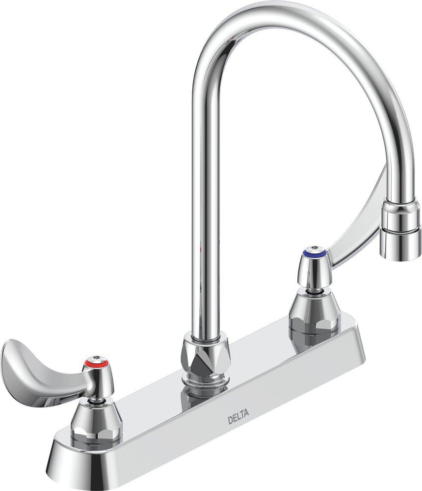 Delta Faucet Chrome Two Handle Kitchen Faucet 