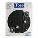 TOPP Black 18 in. Split Lid with Gasket Set 